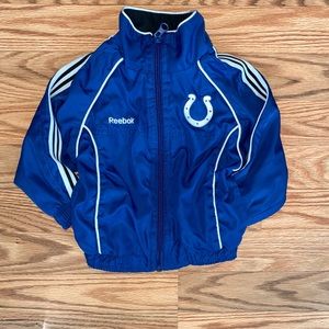 💢5/$20 Colts Reebok jacket 18 mnths